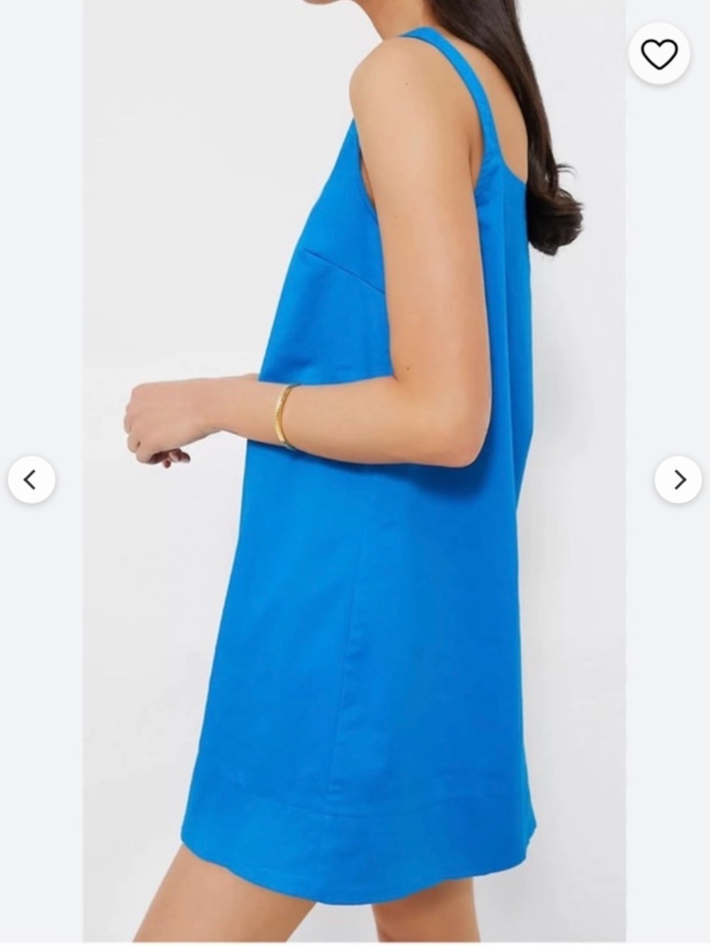Pomander Place Cobalt Blue Square Neck Mini Dress - Picture 2 of 7